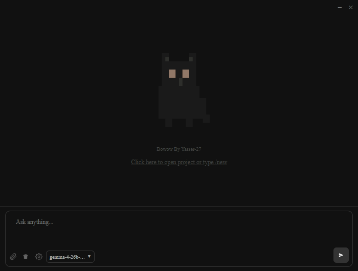 Bowow desktop preview